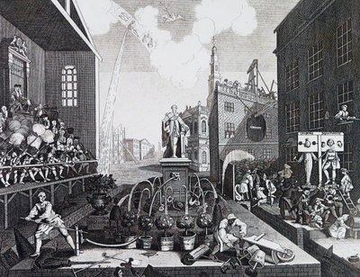 The Times. Lámina II 1762, por William Hogarth de William Hogarth