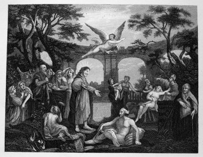 El estanque de Betesda de William Hogarth