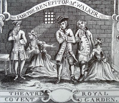 Entrada para el teatro de William Hogarth