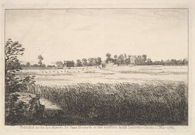 Vista de la Casa de Ranby, 1 de mayo de 1781 de William Hogarth