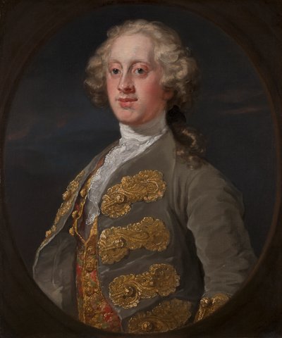 William Cavendish, marqués de Hartington, más tarde cuarto duque de Devonshire de William Hogarth
