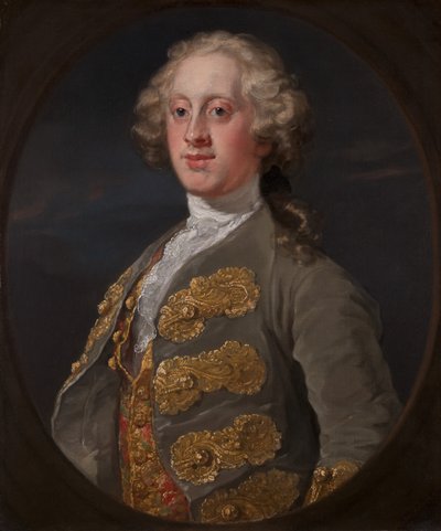 William Cavendish, Marqués de Hartington, luego cuarto Duque de Devonshire de William Hogarth