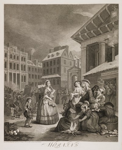 es: Los cuatro momentos del día: Por la mañana de William Hogarth