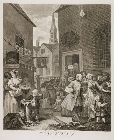 es: Los cuatro momentos del día: Mediodía de William Hogarth