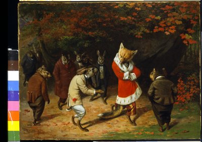 Su Majestad Recibe (óleo sobre lienzo) de William Holbrook Beard