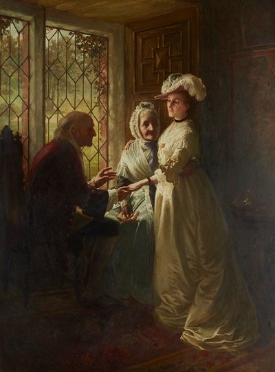Una hija despidiéndose de William Hole