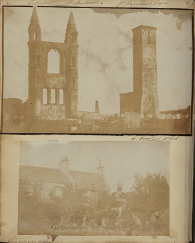 Torre de San Regulo y el Frontón Este de la Catedral de San Andrés desde el Noroeste de William Holland Furlong