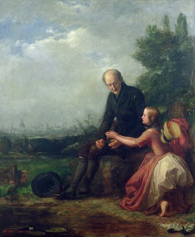La pequeña Nell y su abuelo de William Holman Hunt
