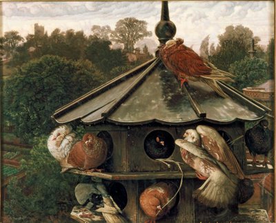 El Festival de San Swithin El Palomar, 1865-1866 de William Holman Hunt