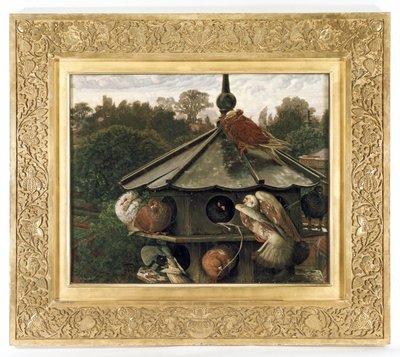 El Festival de San Swithin o El Palomar de William Holman Hunt