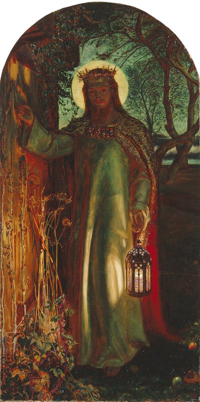 La luz del mundo, c.1852 (óleo sobre lienzo) de William Holman Hunt