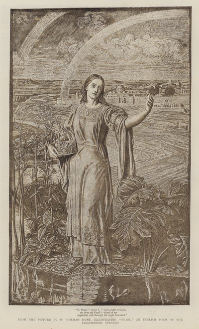La perla, poema inglés del siglo XIV de William Holman Hunt