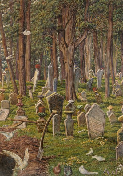 La Ciudad Durmiente: el Cementerio de Pera, Constantinopla, 1856 - 1888 de William Holman Hunt