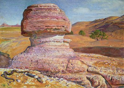 La Esfinge en Gizeh, 1854 de William Holman Hunt