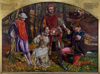 Dos caballeros de Verona, 1850-1851 de William Holman Hunt