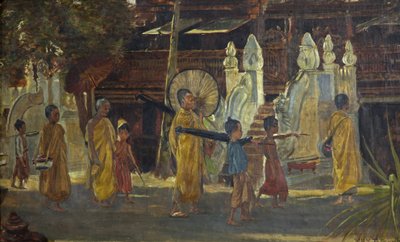 Una procesión en Birmania de William Holt Yates Titcomb