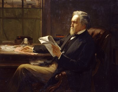 Retrato de George Jacob Holyoake de William Holyoake