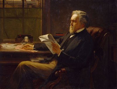 Retrato de George Jacob Holyoake de William Holyoake