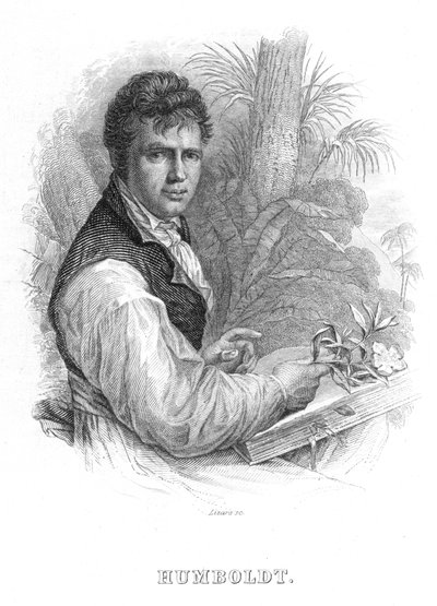 Alexander von Humboldt, naturalista alemán, c. 1830 de William Home Lizars