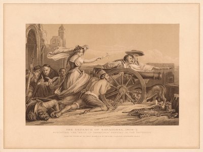 La defensa de Zaragoza, 1808-9, 1878 de William Home Lizars