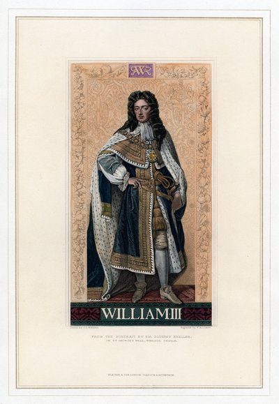 Guillermo III, Rey de Inglaterra, Escocia e Irlanda de William Home Lizars