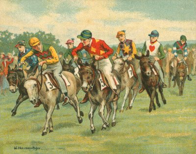 Carreras históricas y modernas, Derby de burros de William Hounsom Byles