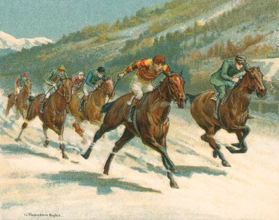 Carreras Históricas y Modernas, Carreras Planas (Caballo) sobre Hielo de William Hounsom Byles