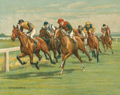 Carreras Históricas y Modernas, Carreras Planas, Caballo, Moderno de William Hounsom Byles