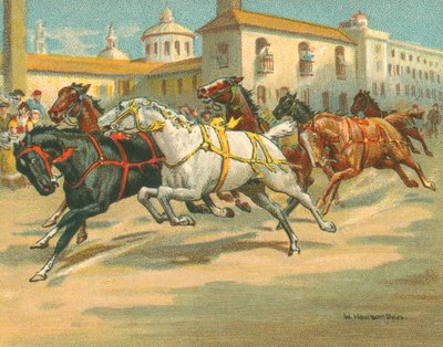 Carreras Históricas y Modernas, Carreras de Caballos sin Jinete en Italia de William Hounsom Byles