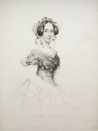 Clara Novello, 1852 de William Humphreys
