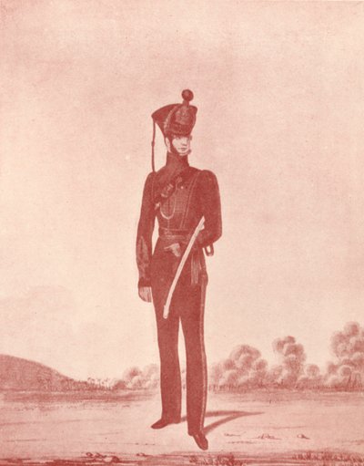 Oficiales de los Rifles del Ejército de Madrás, c1837-1843, 1909 de William Hunsley