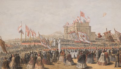 Inauguración de Baxter Park Dundee 9 de septiembre de 1863 de William Husband McFarlane