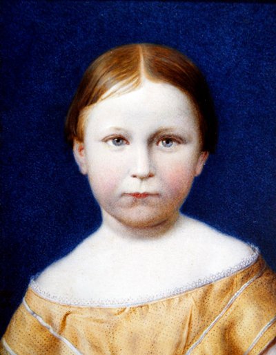 Retrato de la hija del artista de William J. Webbe or Webb
