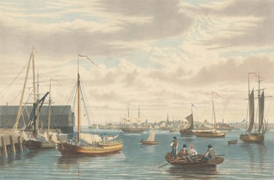 Boston: Desde el Ship House en el extremo oeste del astillero de William James Bennett