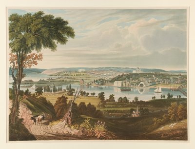 Ciudad de Washington desde más allá del Navy Yard de William James Bennett
