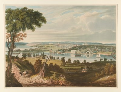 La ciudad de Washington desde más allá del astillero naval de William James Bennett