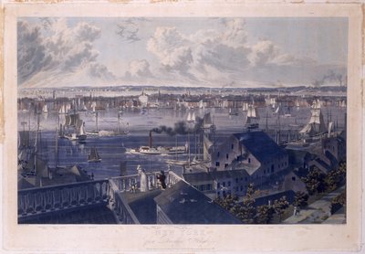 Nueva York desde Brooklyn Heights, 1837 de William James Bennett