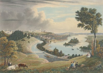 Richmond: desde la colina sobre las obras hidráulicas de William James Bennett