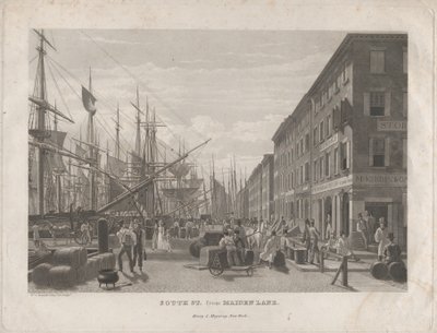 South St. desde Maiden Lane, 1834 de William James Bennett
