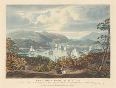 West Point, desde Phillipstown de William James Bennett