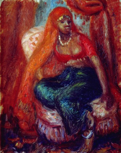 Mujer negra en traje de William James Glackens