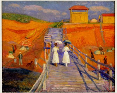 Muelle de Cape Cod, 1908 de William James Glackens
