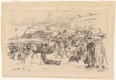 Paseo marítimo de Coney Island de William James Glackens