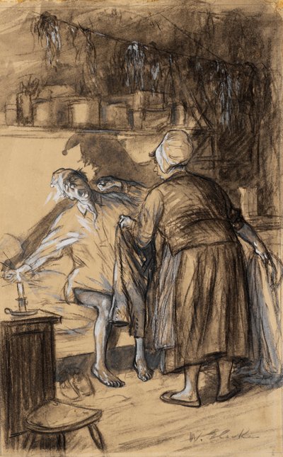 Aquí están tus pantalones de William James Glackens