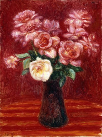 Rosas rosadas de William James Glackens
