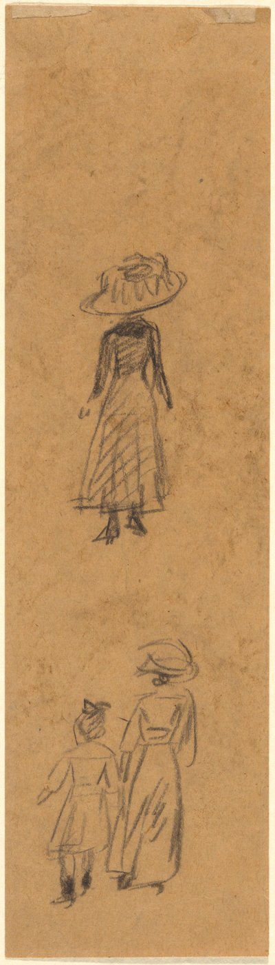 Bosquejo de Figuras de William James Glackens