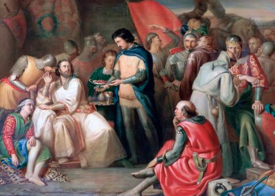 Después de la Batalla de Poitiers, c. 1850-1866 de William James Grant