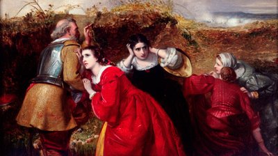 El combate, escena de la Guerra Civil Inglesa, c. 1849-c. 1866 de William James Grant