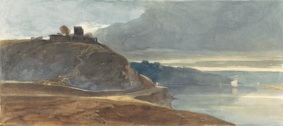 Un castillo sobre un estuario de William James Muller
