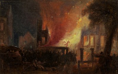 Disturbios de Bristol: La quema de Queen Square: la Aduana de William James Muller